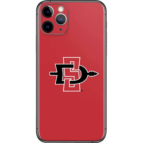 San Diego State University Aztecs Red Logo iPhone 11 Pro Skin